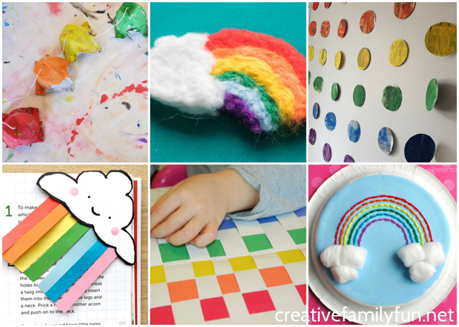 Rainbows! Find all the best crafts in this Ultimate List of Rainbow Crafts for Kids. The ideas are fun, colorful, and easy to make. You'll find so many ideas that you'll love to create.