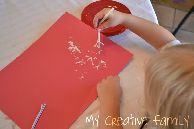 This fun Straw-Printed Paper Lantern craft is a fun activity for Chinese New Year or anytime you're learning about China and Chinese culture.