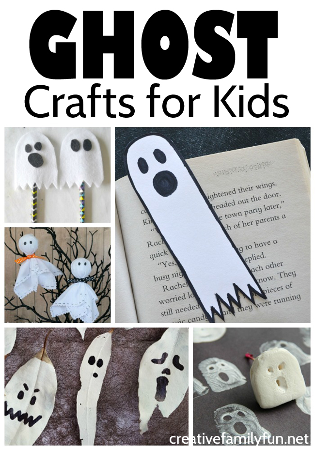 Get ready for Halloween with these ghost crafts for kids. Grab your supplies and get started creating these cute Halloween crafts.