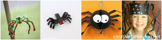 Make some spooky spiders with these fun Spider Crafts for Kids. These projects are fun for Halloween or any time of the year when you're learning about spiders.
