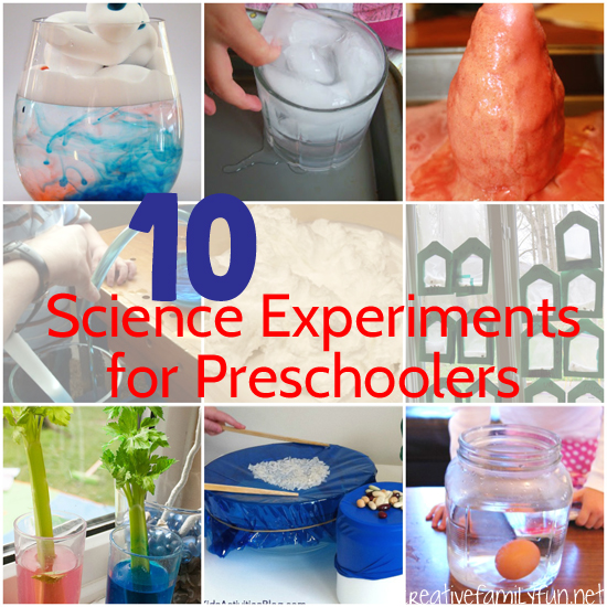 Preschool science experiments