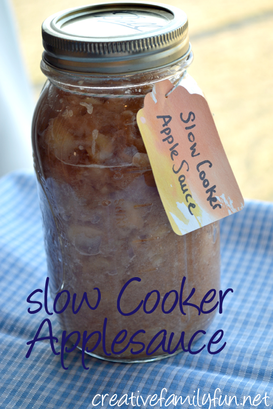 Grab your slow cooker to make up a batch of this yummy Slow Cooker Applesauce. It's kid-friendly and makes a delicious after school snack.