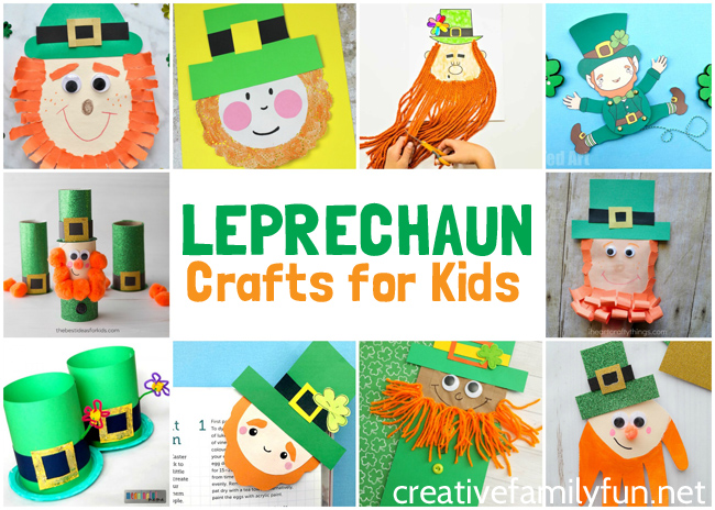 Have fun this St. Patrick's Day with these fun and friendly leprechaun crafts for kids. Get create with these simple kid's crafts.
