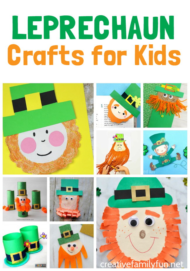 Have fun this St. Patrick's Day with these fun and friendly leprechaun crafts for kids. Get create with these simple kid's crafts.