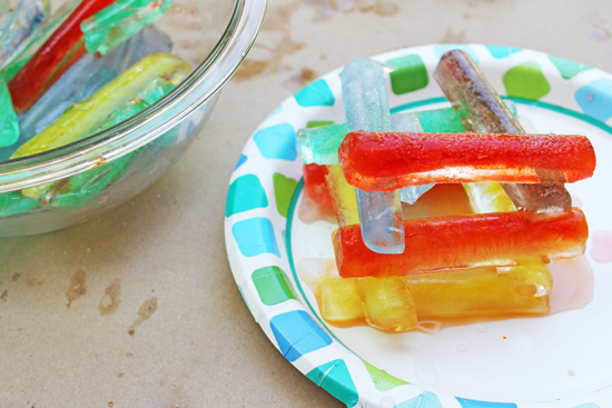 Make some simple colored ice to use for creative activities, sensory play, STEM experiments, art projects and more. Colored ice is such a fun tool to use!
