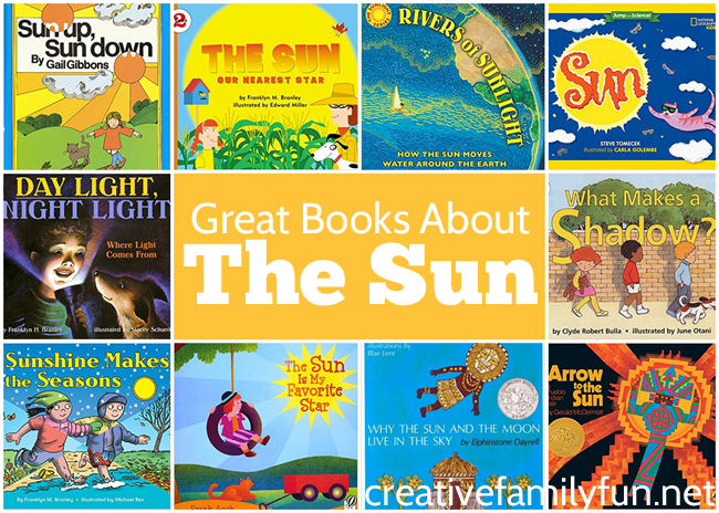 Learn all about the sun with one of these fun books about the sun for kids. You'll find science and folklore with these fabulous books that are perfect for reading aloud.