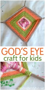 Classic God's Eye Craft for Kids - Creative Family Fun