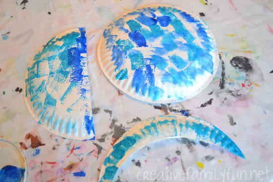 Combine science and art to make this simple phases of the moon mobile out of paper plates. It's a fun way to learn about the moon.