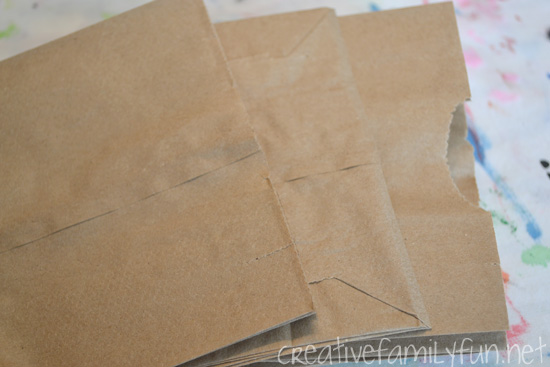 A paper bag book is a fun homemade book for kids to make. Put one together and then fill the pages and pockets with information about the four seasons. 