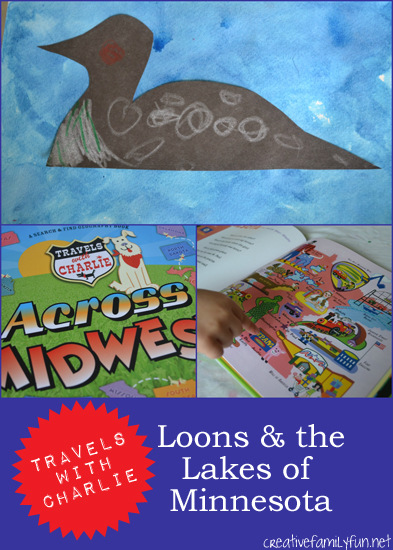 Learn about Minnesota, its 10,000 lakes, and its state bird when you make this fun loon craft while you craft through all 50 states.