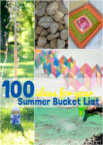 Have fun this summer with these 100 fun ideas for your summer bucket list for kids. You'll have so much fun with these awesome summer boredom busters. 
