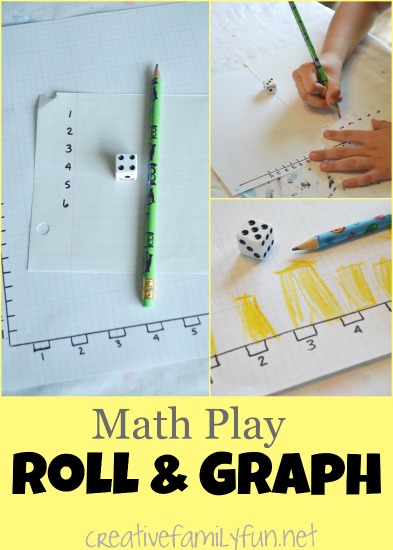 Practice graphing skills with this fun math Roll and Graph Game. It's easy to set up, fun to play, and you'll learn a lot too!