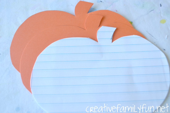 Make these simple DIY Pumpkin and Apple Mini Books to encourage writing. If you're stuck for ideas, try one of the seasonal writing prompts in the post.
