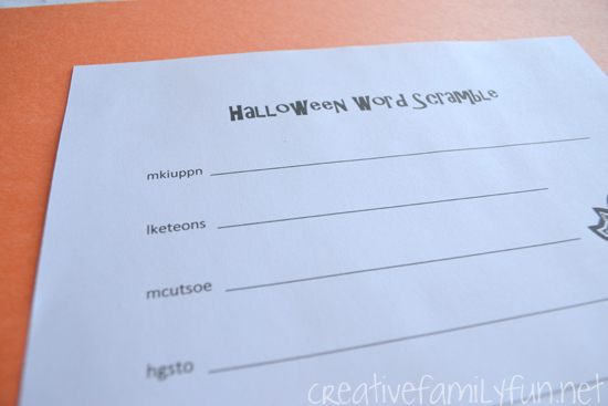 Can you unscramble all these Halloween words? Download a copy of this free Halloween Word Scramble printable for some simple Halloween fun.