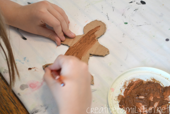 Make a fun Christmas-scented paint to use when you create a Scented Gingerbread Man Ornament. They're a great addition to your Christmas tree.
