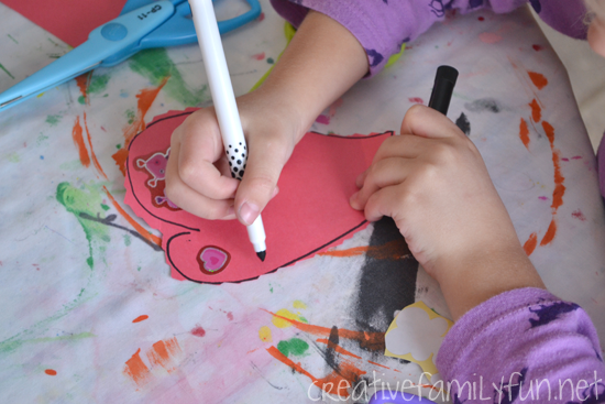Explore open-ended creativity when you set up a simple Valentine card making station for kids. Grab a few simple supplies and get started crafting.
