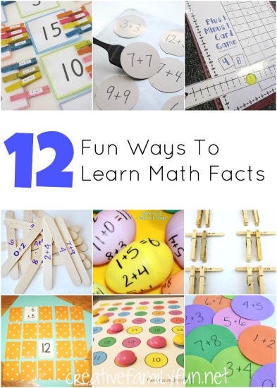 Ditch the flash cards and practice math with one of these fun ways to practice math facts. These ideas are fun for home or the classroom.
