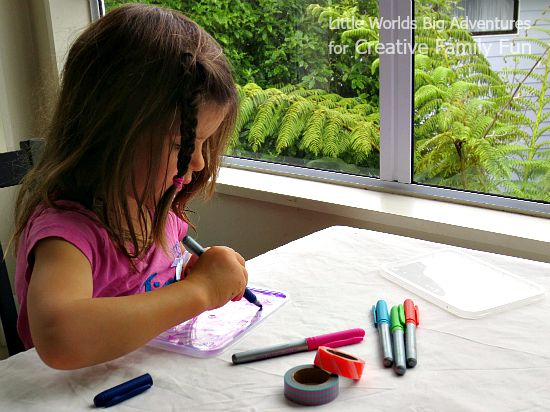 Get out the Sharpies to make this beautiful and easy suncatcher craft for kids. Your kids will love expressing their creativity with this project.