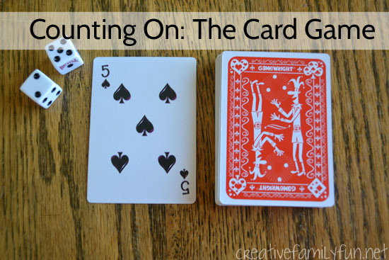 Grab a deck of cards and some dice to play this simple counting on card game. It's an easy way to practice math after school.