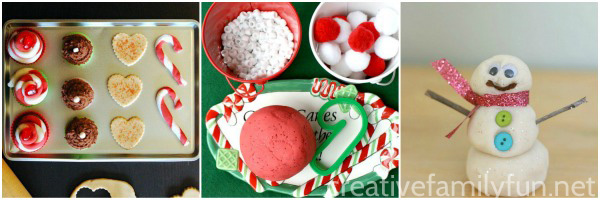 Have some holiday sensory fun with these fun Christmas play dough ideas. You'll enjoy all the scents, colors, and sparkle of the holiday season.