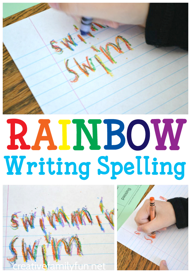 Rainbow writing is a fun and effective way to practice spelling words or sight words. Here's how to do it. It's so easy and fun!