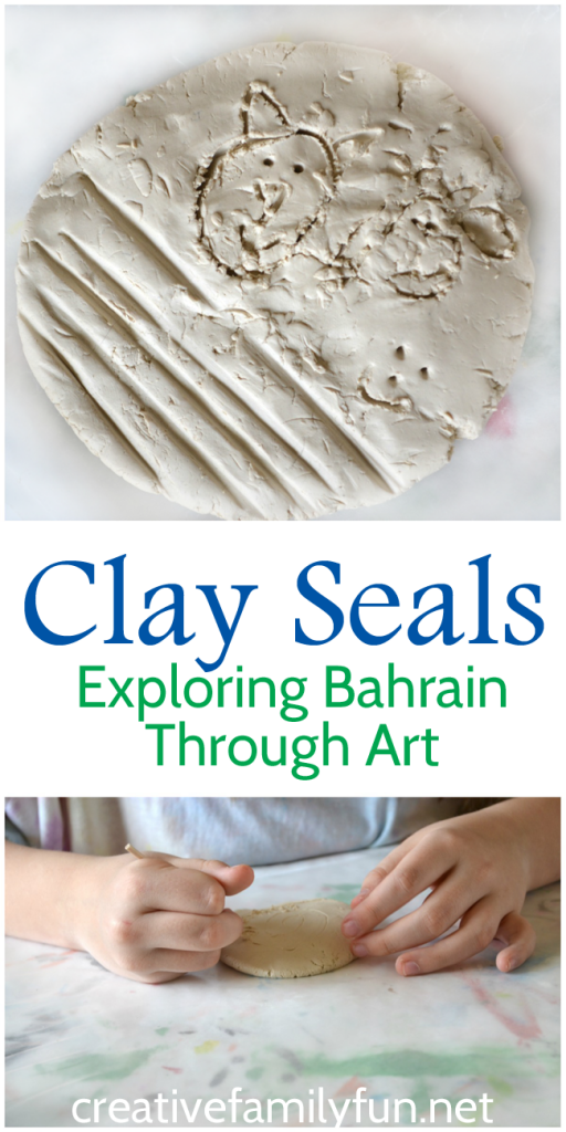 Explore the world through art! Make clay seals inspired by Dilmun seals, an ancient artifact found in Bahrain.