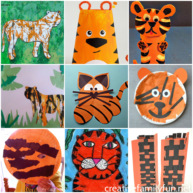 Learn all about tigers with these fun tiger crafts, activities, and books. You'll have so much fun learning along with your kids.