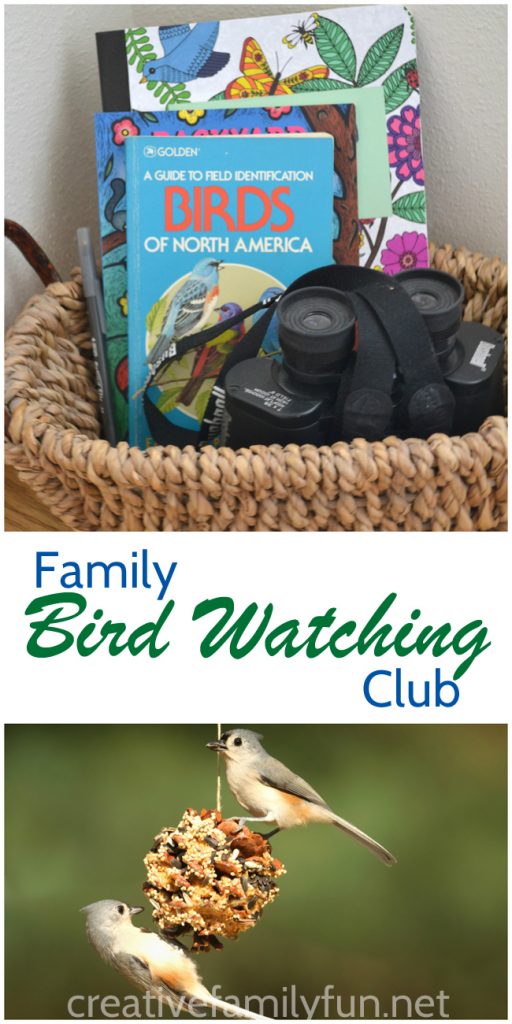 Begin a hobby together with your whole family by starting a family bird watching club. You'll learn together and have fun together.