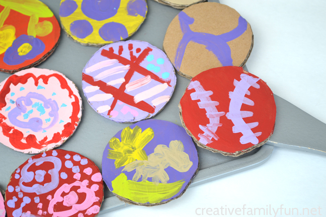 Making a batch of cardboard cookies is a simple and fun project. So, get out some recycled materials to make this cardboard kids craft. 