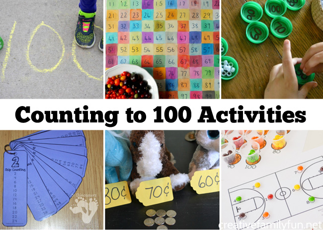 Help your kindergartner with math at home with one of these hands-on counting to 100 activities to help your child with counting by ones and tens.