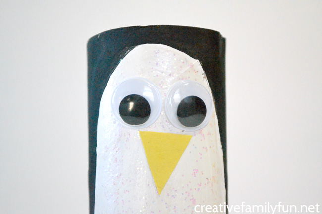 Grab some recycled materials to make this cardboard tube penguin craft. They're so cute and so easy to make that you'll want a whole colony of penguins.