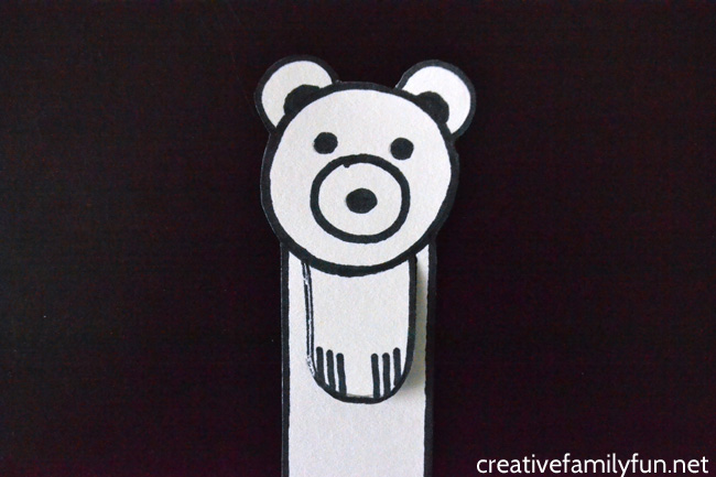 Mark the pages in your book with this cute polar bear bookmark. It's so easy to make when you follow along with this step-by-step tutorial.