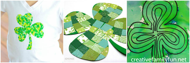 Get in the spirit of St. Patrick's Day by making one of these fun shamrock crafts for kids. They's all so much fun!