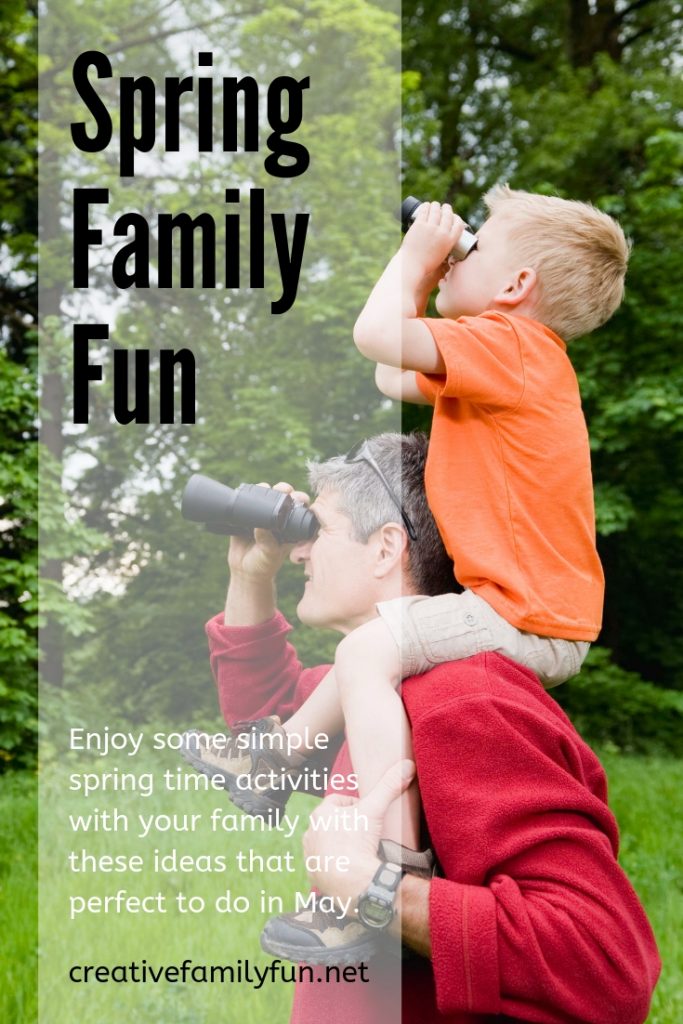 Enjoy some simple and fun quality time with your family this May with these Spring Family Fun Ideas. Print off the list and go have some fun together!