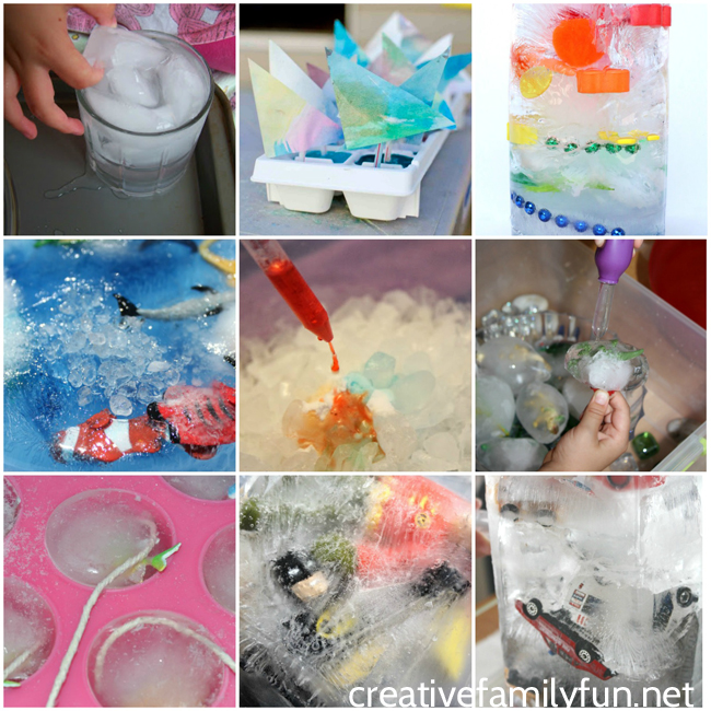 Learn and have fun with these simple ice experiments for preschoolers. Find out what makes ice melt, make colorful ice creations, and more.