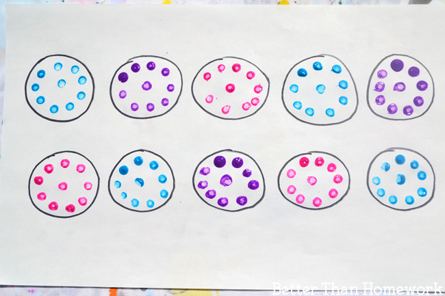 Add some creativity to your math practice with this fun math art project for kids. Learn about pointillism and do practice skip counting at the same time.