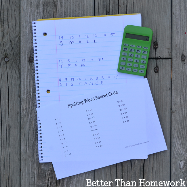 Secret Code Spelling Words Creative Family Fun