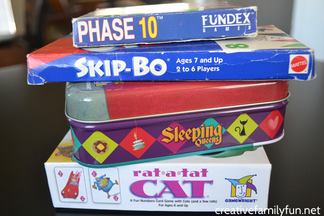 Pick up one of these easy to play card games for your next family game night. Here are over 20 family card games that easy to learn and fun for all ages.