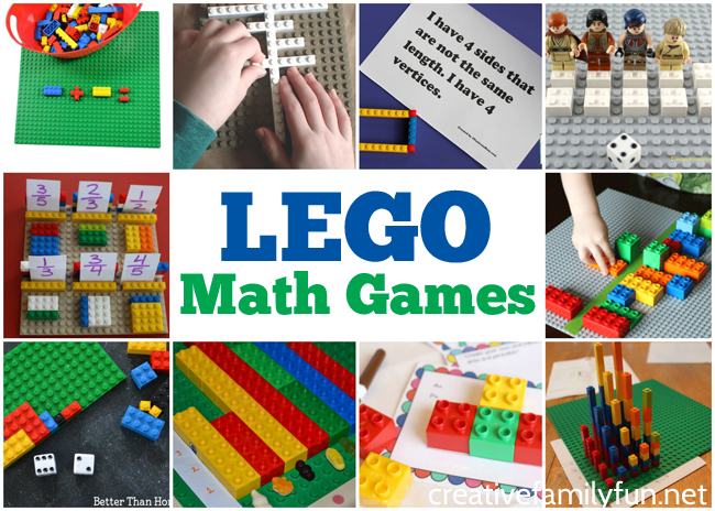 Fun Lego Math Games Creative Family Fun