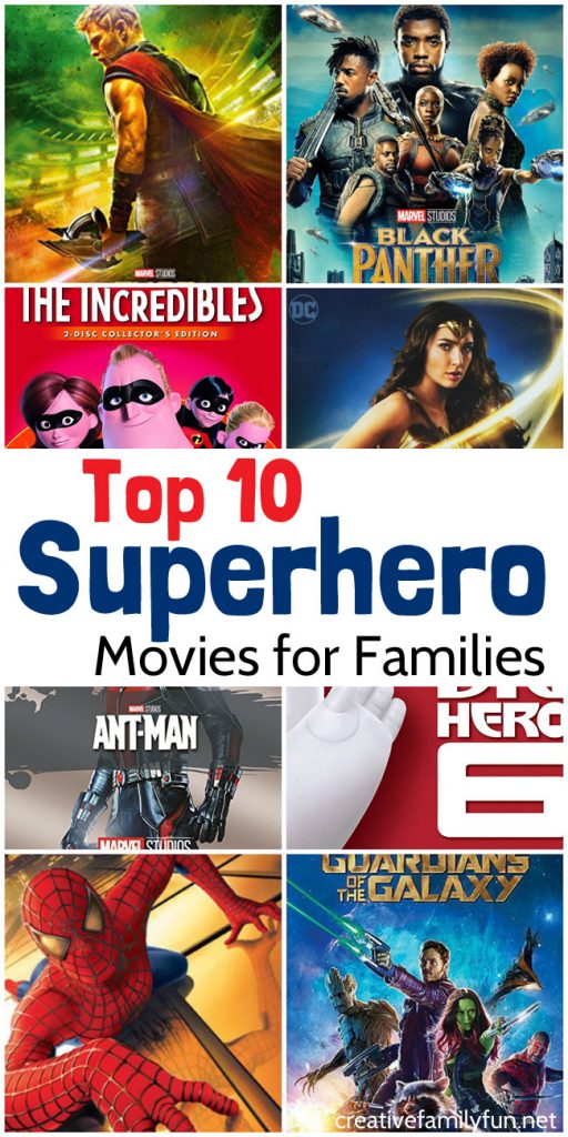 Get ready for a fun and exciting family movie night with one of these fantastic Top 10 Superhero Movies for families that everyone will love.