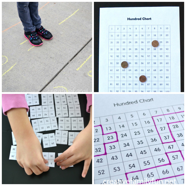 Help make learning fun with these hands-on hundred chart activities and games. These math activities are a fun way to practice many math concepts.