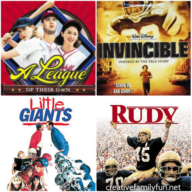 Settle in for a fun family movie night with your kids to watch one of these awesome choices from the Top 10 Sports Movies for families.