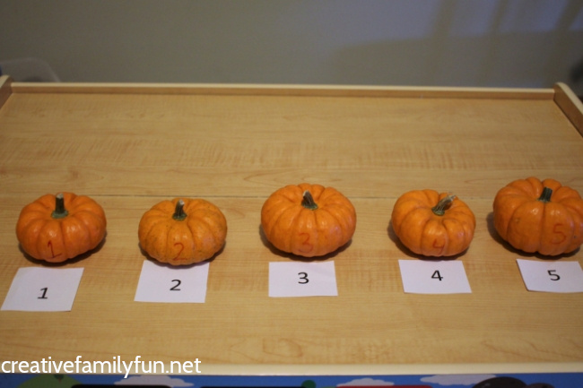 Try some hands-on learning with these fun and simple pumpkin counting activities for toddlers, which help them practice counting and number recognition.