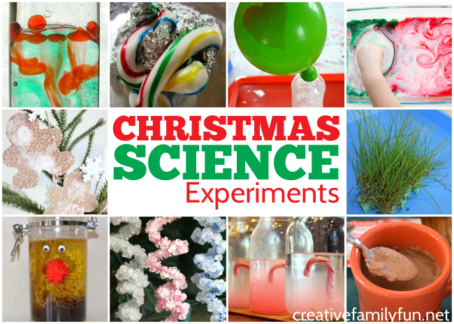 Learn and have fun this holiday season with these fun Christmas science experiments for kids. Try new ideas or fun twists on classic experiments.