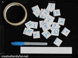 Snowball Toss Alphabet Game for Toddlers - Creative Family Fun