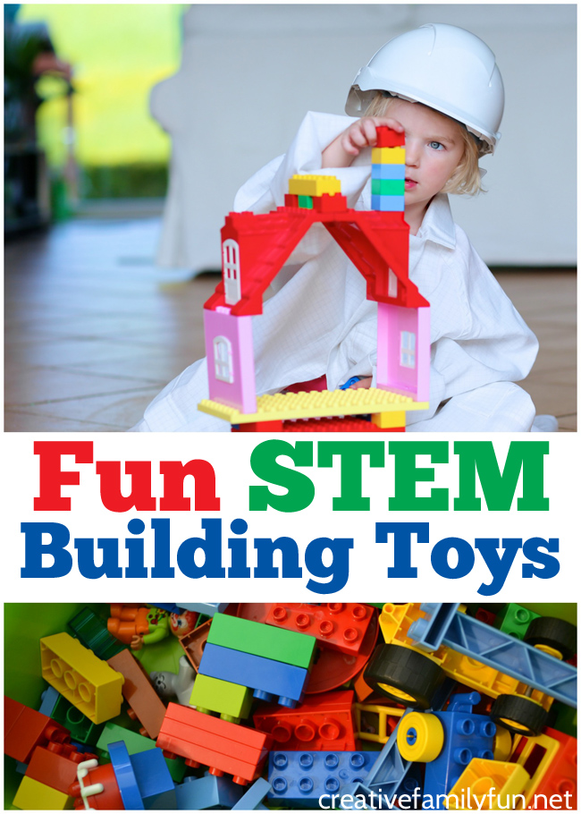 Encourage STEM learning at home with these fun open-ended STEM building toys for kids that will encourage creativity and engineering projects.