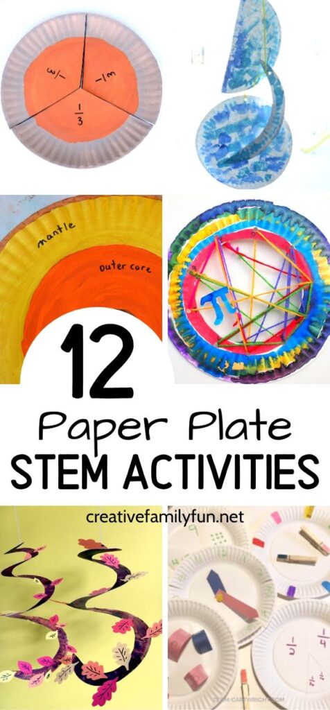 Fun Paper Plate STEM activities for kids