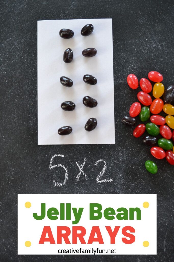 Learn about and practice multiplication with Jelly Bean Arrays. This fun Easter math activity is a great way to practice multiplying and is so much fun.